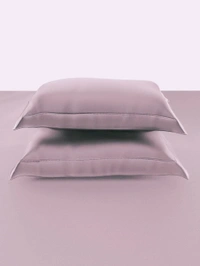 King size BedSheet Plain 400 Tc Cotton Double Bed sheet Heavy Tc 108" X 108" Lilac - 2.74 M X 2.74 M