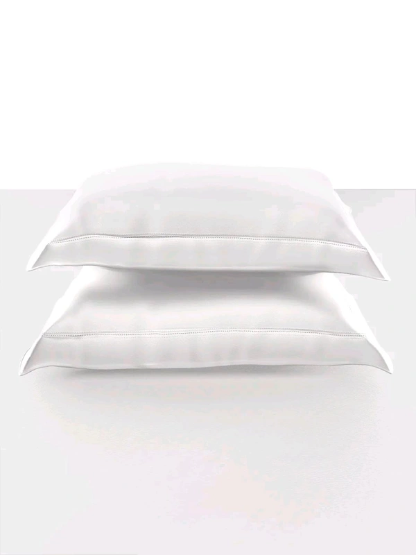 Super King Size Bedsheet 3 X 3 Meter Bed Sheet With 2 Pillow Covers White Plain 400 Tc Heavy Thread Count Premium Quality Bedsheet Shop Online - 3.00 M X 3.00 M