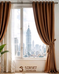 Customize Window Curtains in Surat India  - Wooden Blinds, Window Curtain