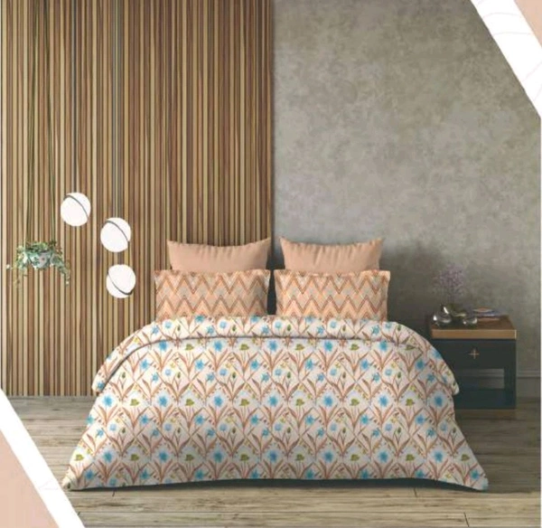 King Size Bedsheet Double Pure Cotton Bedsheet 9 Feet X 9 Feet With 2 Pillow Covers In Ahmedabad - 2.74 M X 2.74 M