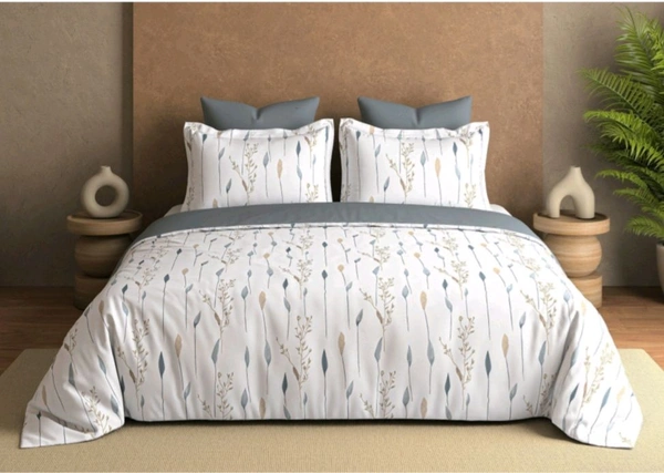 Pure Cotton Super King Size Bedsheets 120 inch X 120 inch with 2 pillow covers 400 Tc Heavy Premium Quality Smooth Bedsheet Shop Online - 3.00 M X 3.00 M