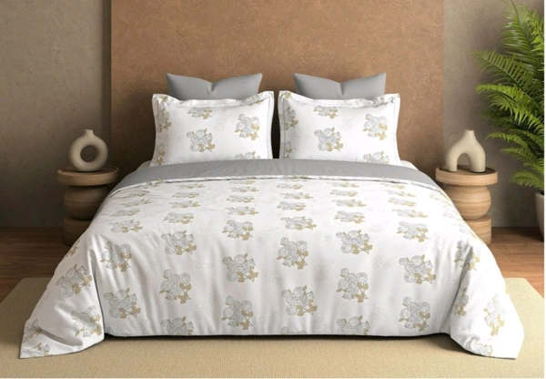 Pure Cotton Super King Size Bedsheets 10 Feet X 10 Feet with 2 pillow covers 400 Tc Heavy Premium Quality Smooth Bedsheet Shop Online - 3.00 M X 3.00 M