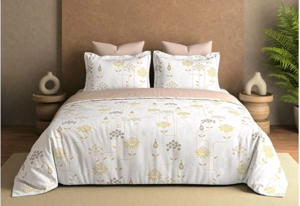 Pure Cotton Super King Size Bedsheets 10 Feet X 10 Feet with 2 pillow covers 400 Tc Heavy Premium Quality Smooth Bedsheet Shop Online - 3.00 M X 3.00 M