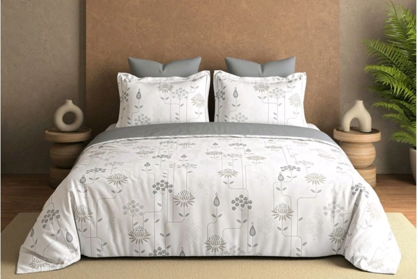 Pure Cotton Super King Size Bedsheets 3 Meter X 3 Meter with 2 pillow covers 400 Tc Heavy Premium Quality Smooth Bedsheet Shop Online - 3.00 M X 3.00 M