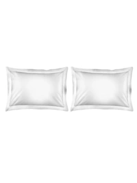 Arvind King size Bed Sheet Plain 400 Tc Cotton Double Bed sheet White Brand Arvind  - 2.74 M X 2.74 M