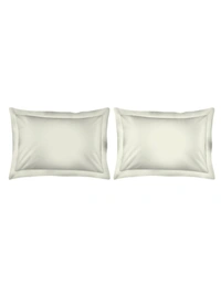 King size BedSheet Plain 400 Tc Cotton Double Bed sheet - 2.74 M X 2.74 M, Ivory