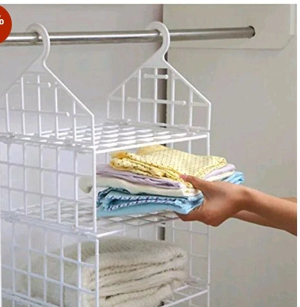   MULTILAYER FOLDABLE STORAGE RACK - White