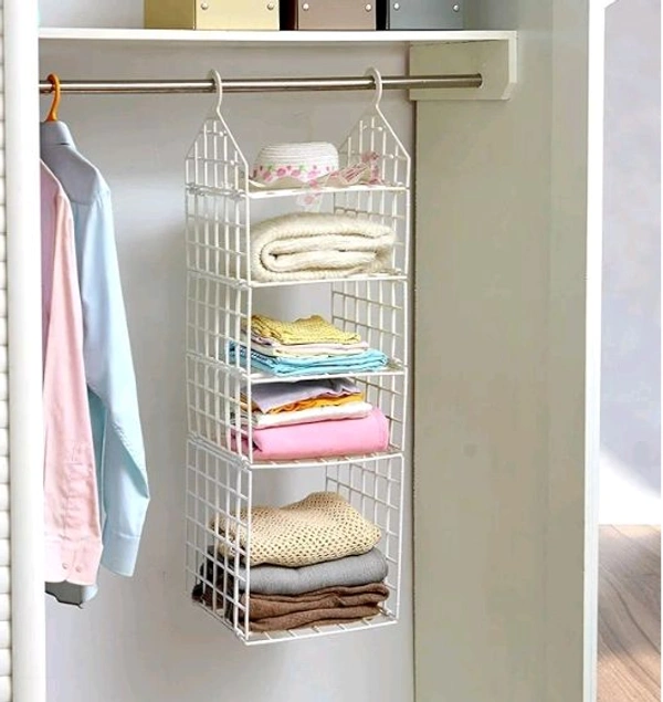   MULTILAYER FOLDABLE STORAGE RACK - White