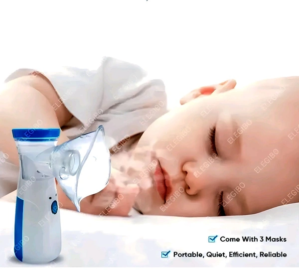 Ultrasonic Mesh Nebulizer Machine - Blue