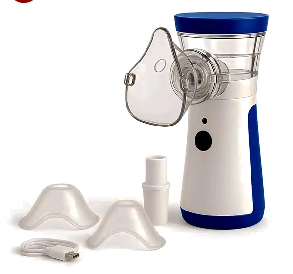 Ultrasonic Mesh Nebulizer Machine - Blue