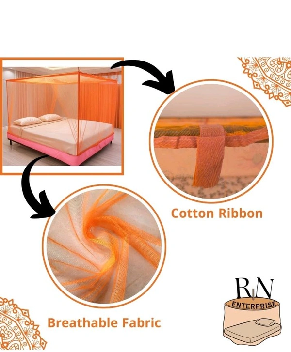 Portable Mosquito Net - Yellow Orange