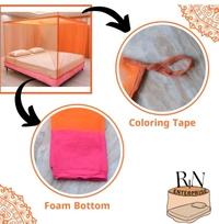 Portable Mosquito Net - Yellow Orange