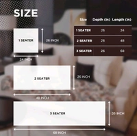 Beautiful sofa covers - Black