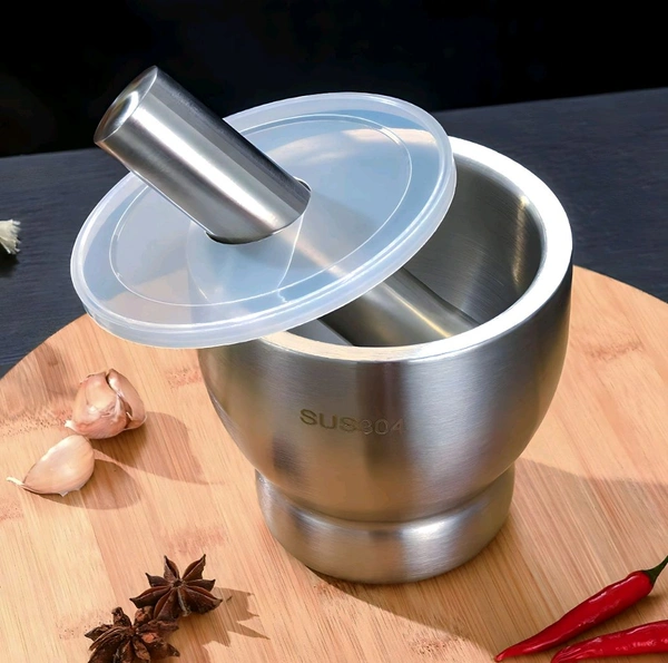 
Stainless steel garlic chopper bowl