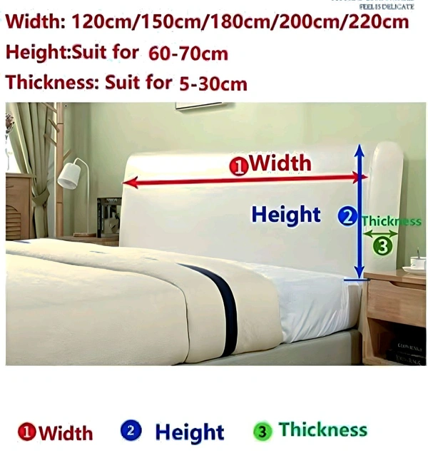 Bed headboard cover - Mercury