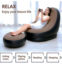 Inflatable air sofa - Dove Gray