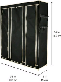 Gadget_ Zone  Foldable wardrobe - Dorado