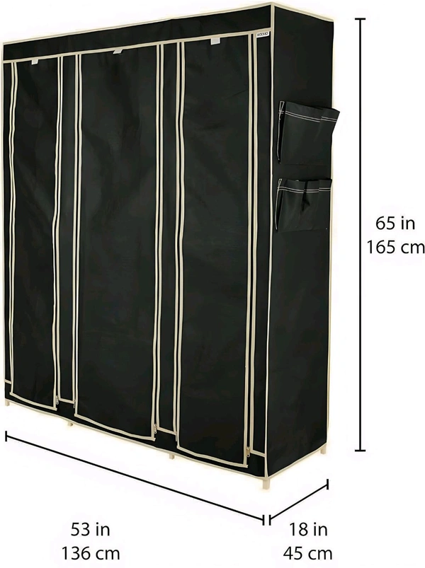 Gadget_ Zone  Foldable wardrobe - Dorado