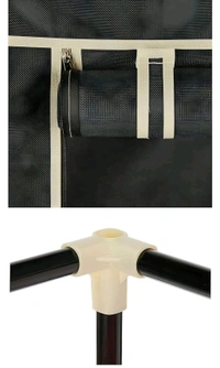 Gadget_ Zone  Foldable wardrobe - Dorado