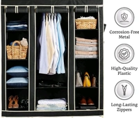 Gadget_ Zone  Foldable wardrobe - Dorado