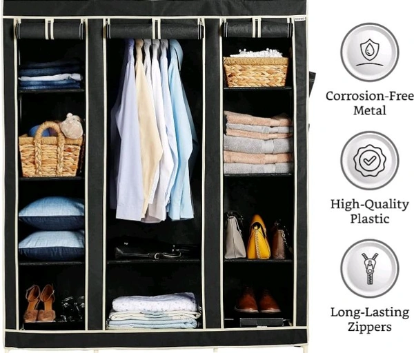 Gadget_ Zone  Foldable wardrobe - Dorado