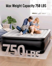 Portable inflatable bed - Dove Gray