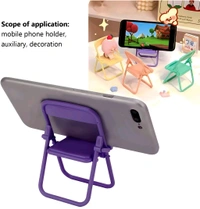 Mini Chair Shape Mobile Stand - Mulled Wine