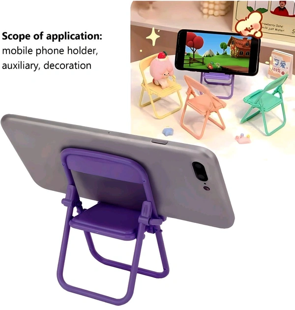 Mini Chair Shape Mobile Stand - Mulled Wine