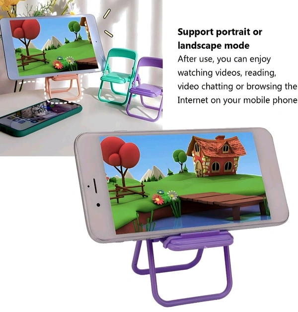 Mini Chair Shape Mobile Stand - Mulled Wine