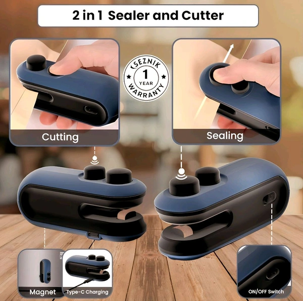 portable packet sealer - Black