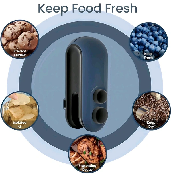 portable packet sealer - Black