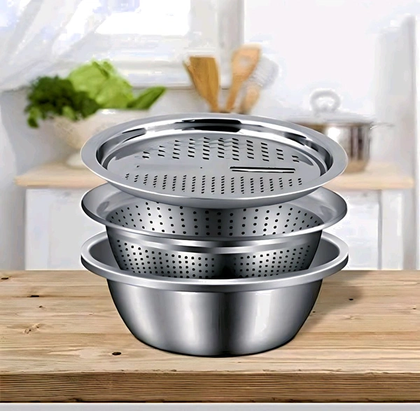 3 in 1 vegetable cutter basket