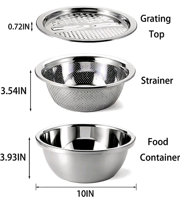 3 in 1 vegetable cutter basket