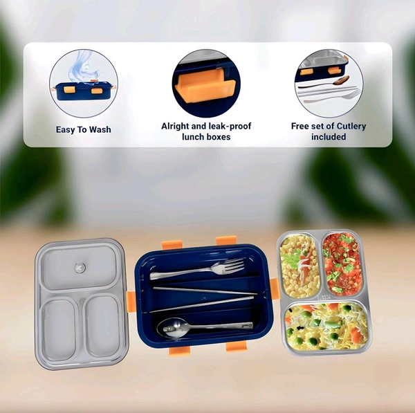 Leak Proof. Lunch Box - White