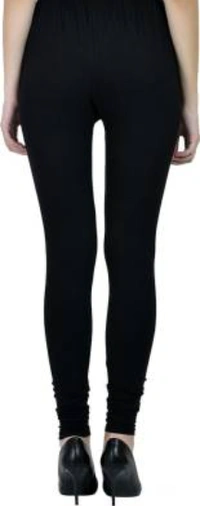 natraj fab Churidar Ethnic Wear Legging  (Red, White, Black, Solid)