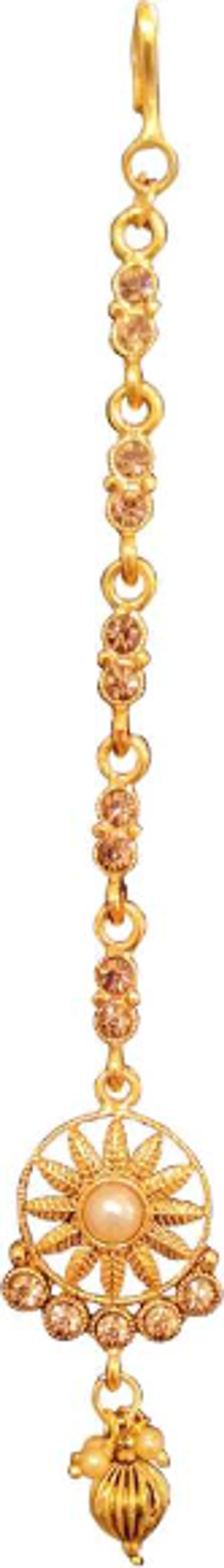 Brass Gold-plated Jewel Set  (Gold)