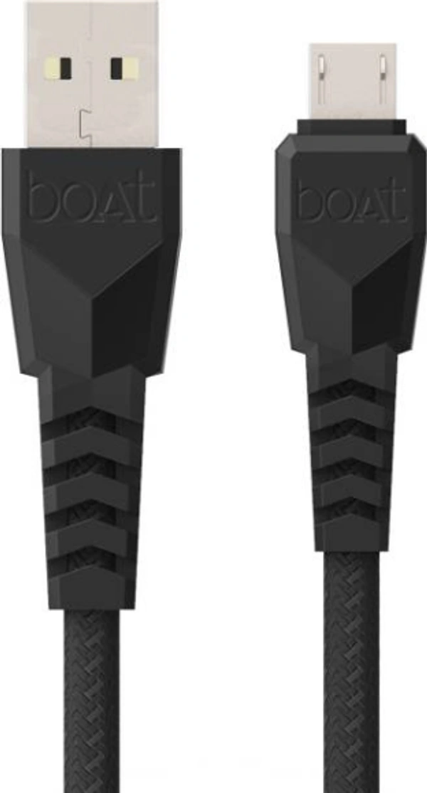 Ambrane ACM-1 1m 1 m Micro USB Cable  (Compatible with Tablets, Mobiles, Black, One Cable)