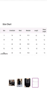 Black Kurti For Women  - Black, XXL