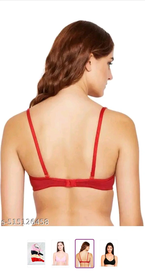 Women non padded every day use bra pack of 4 - 36B