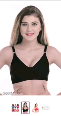 Women's Non Padded Bra Pack Of 6( Random Colour Will Be Sent ) - 28B