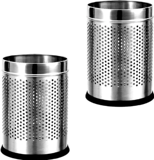 Stainless Steel Perforated Office Bin