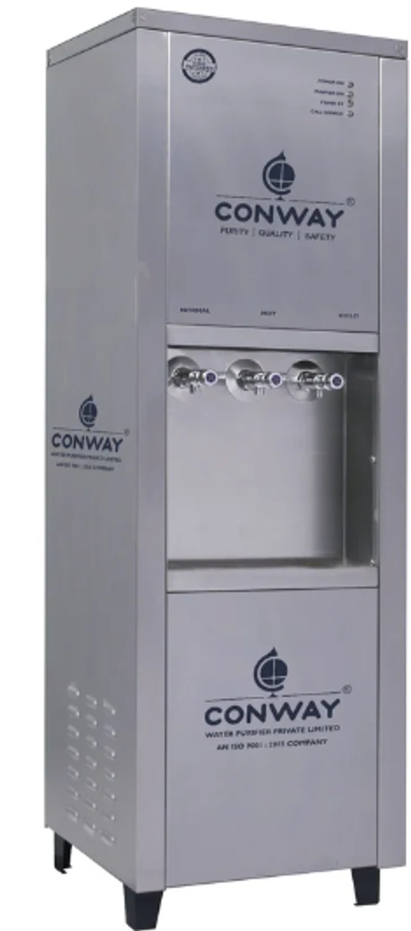 CONWAY/ ROONE Stainless steel Water Dispenser with Purifier and Hot/Cold/Normal Water - NORMAL 30 LTRS + HOT 5 LTRS + 40 COLD LTRS