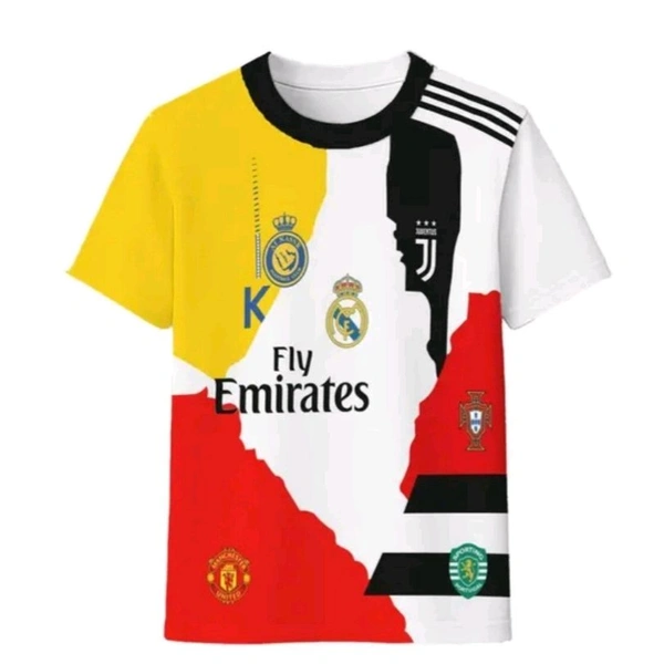 RONALDO ALL CLUBS IN ONE JERSEY - White, M