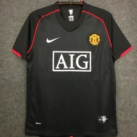 RONALDO RETRO 2008 JERSEY BLACK - Black, XXS