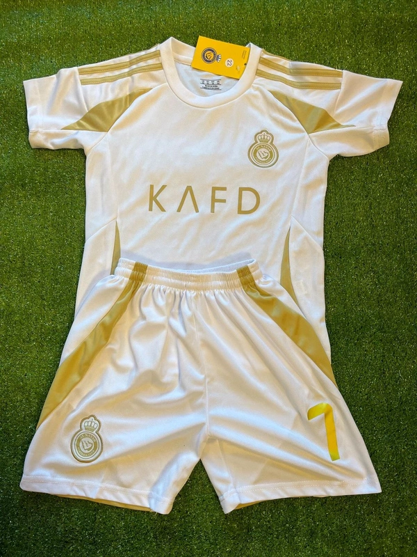 RONALDO 24/25 3RD KIT AL NASSR WIRH SHORTS - White, XS