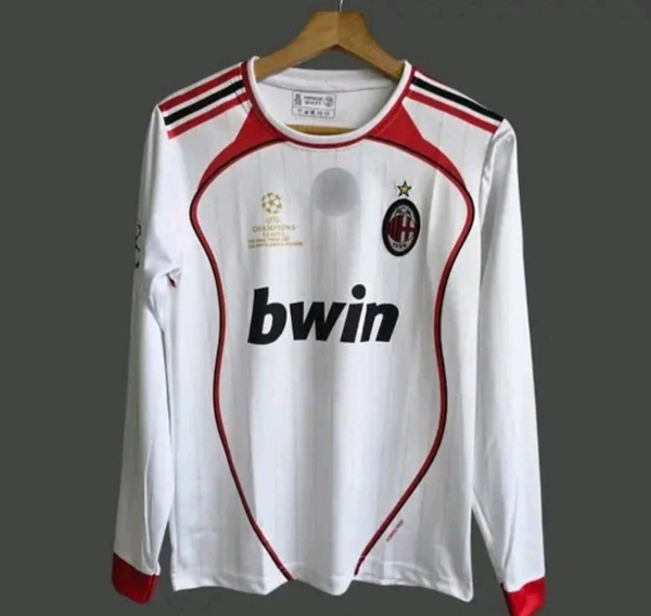 AC MILAN RETRO JERSEY 2006 FULL SLEEVES - Guardsman Red, M