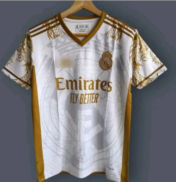 REAL MADRID JERSEY CUSTOM  - White, XL