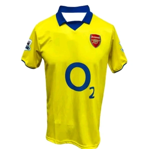 ARSENAL JERSEY 2003/5 AWAY KIT HENRY - XL, Yellow