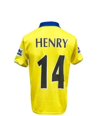 ARSENAL JERSEY 2003/5 AWAY KIT HENRY - XL, Yellow
