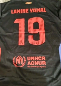 BARCELONA BLACK JERSEY 24/25 WITH SHORTS - Black, 9-10